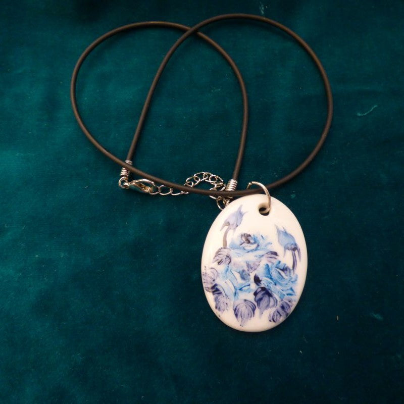 Collana Rose blu