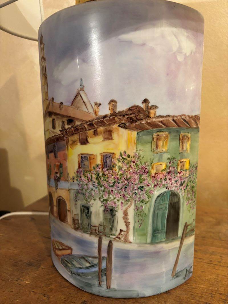 Lampada paesaggio lacustre
