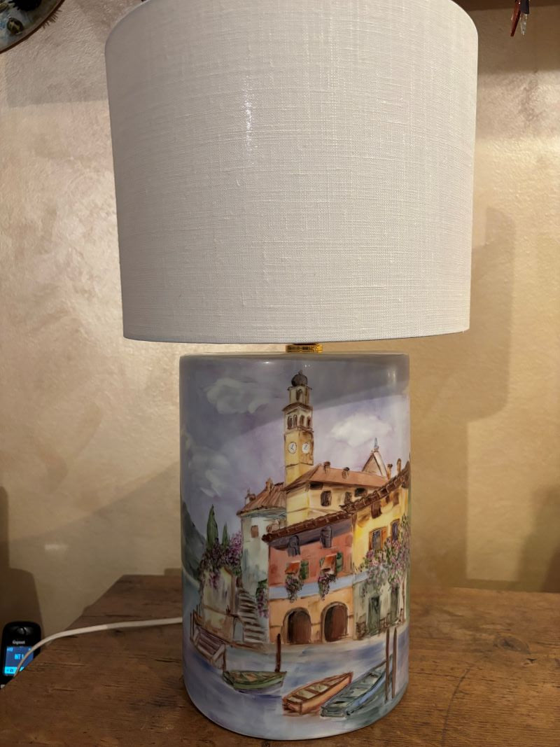 Lampada paesaggio lacustre