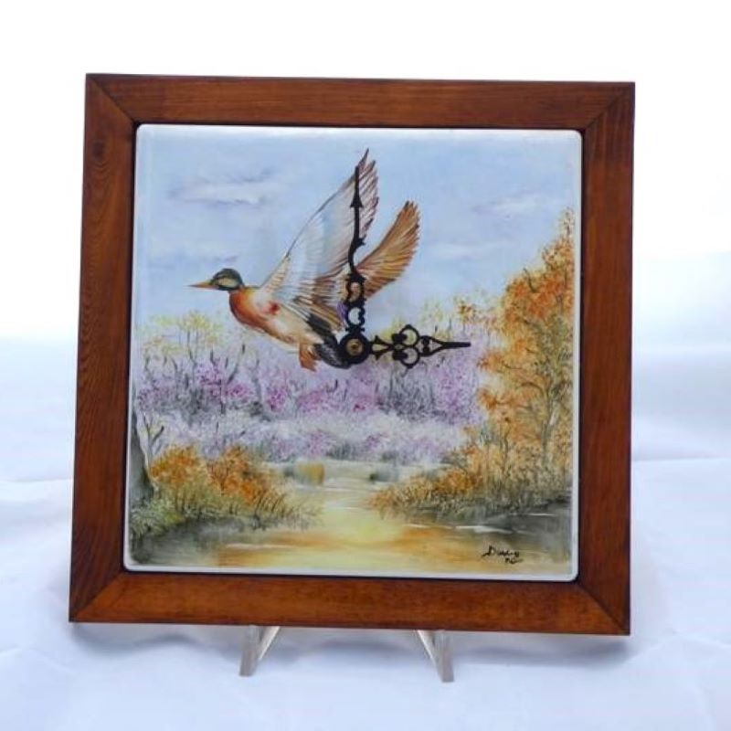 Orologio con Anatra in volo
